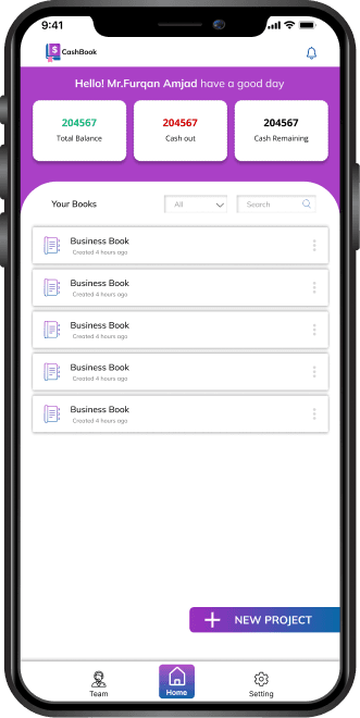 CashBook Finance App