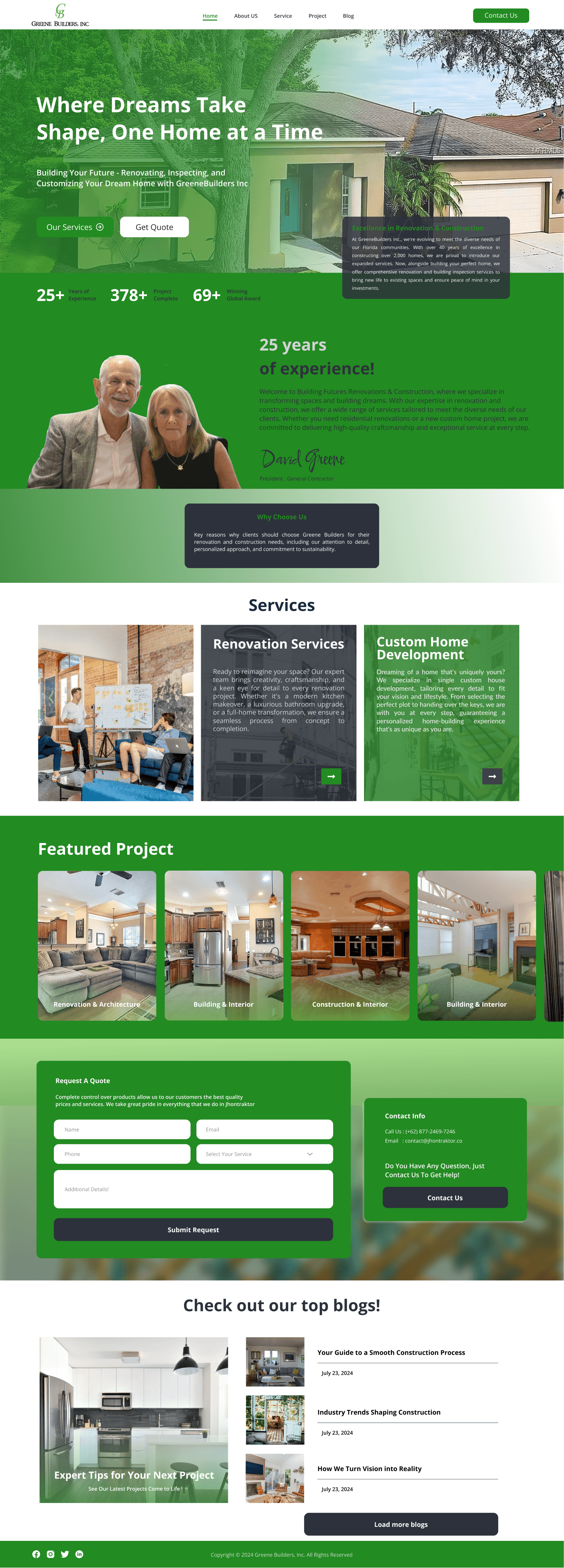 Greene Builders Custom Construction